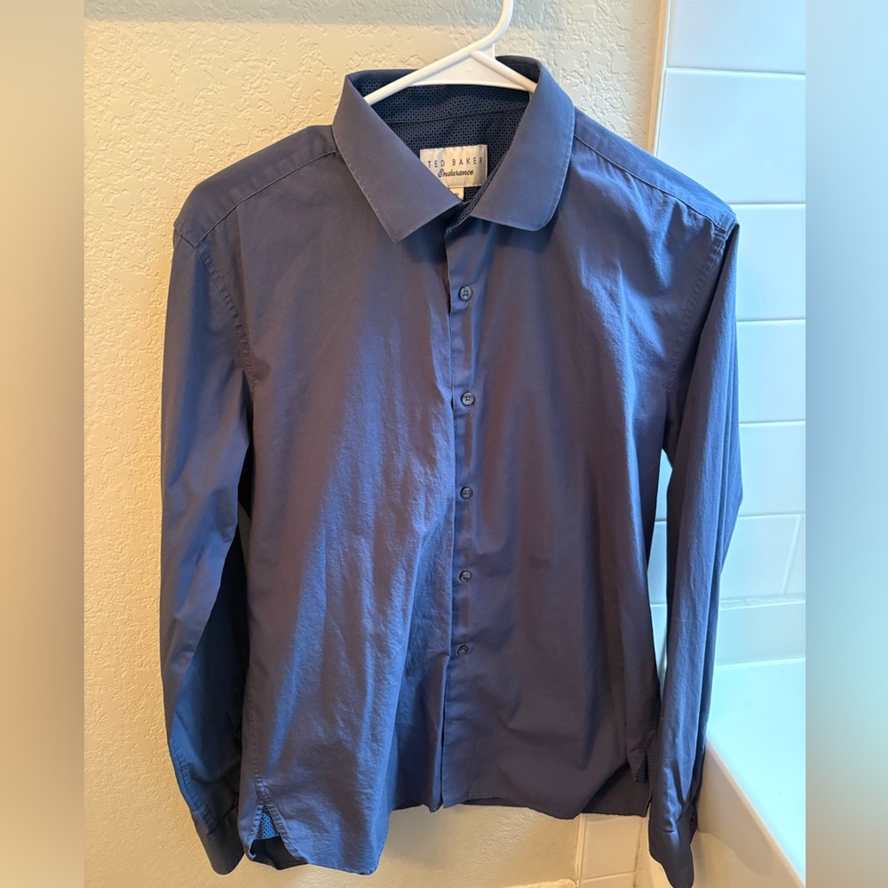 Ted Baker Men's Casual Indigo Shirt